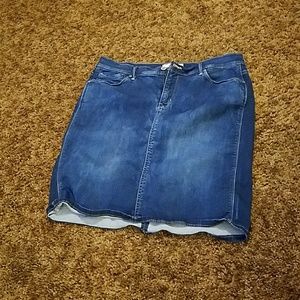 Levi's denim pencil skirt